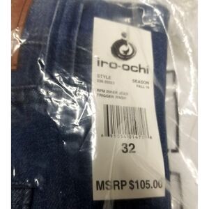 Iro-Ochi. Men's RPM Biker Jeans  - Trigger Wash - Premium Denim size 32